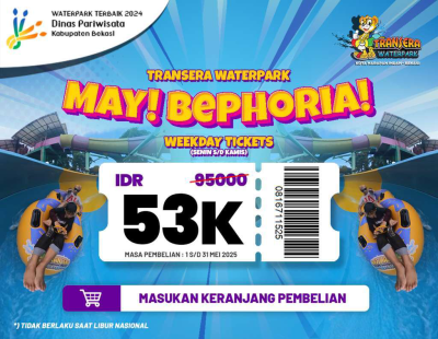TIKET ONLINE MAY WEEKDAYS